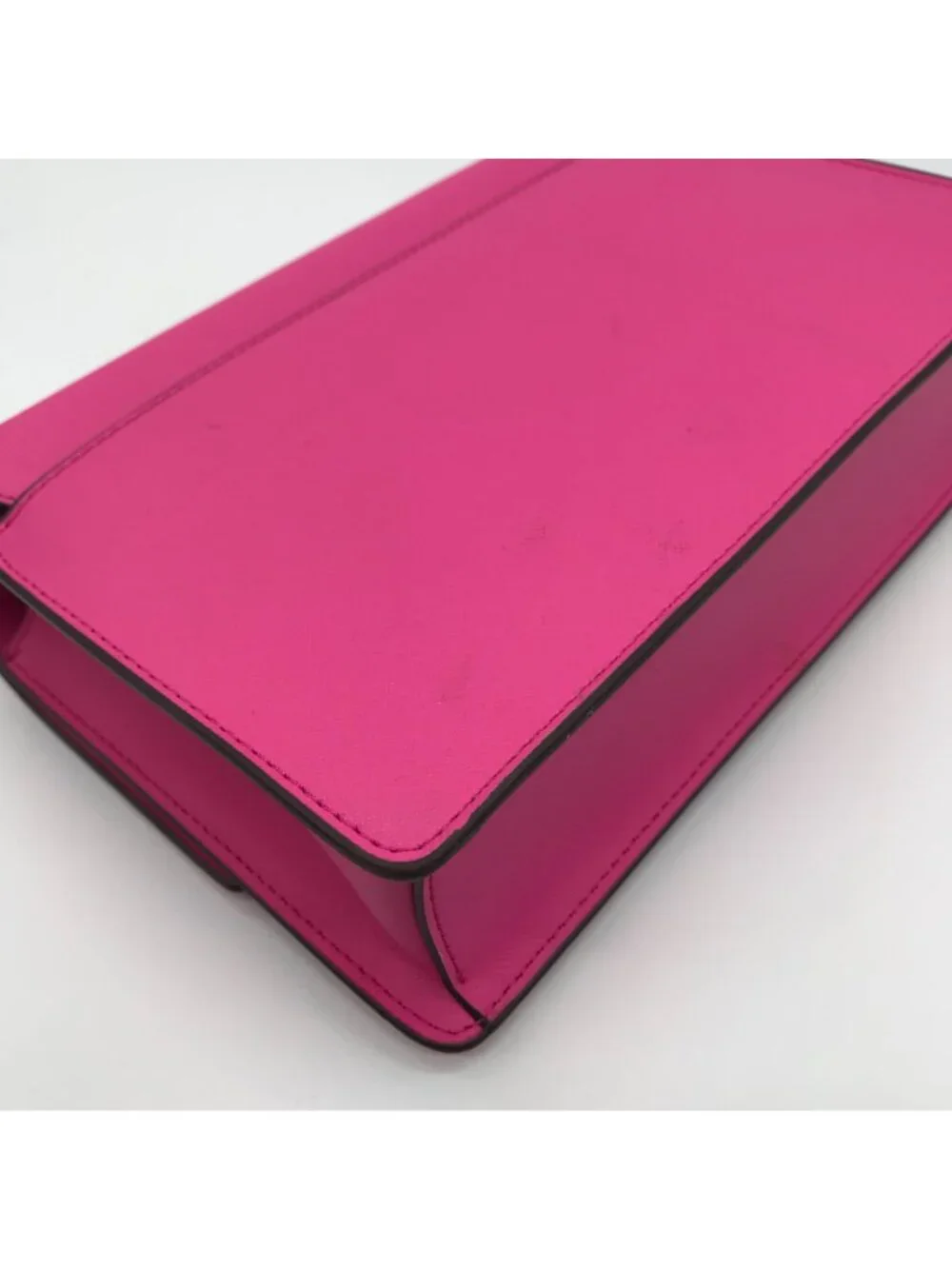 DKNY Pink Perla Large Flap Crossbody Bag